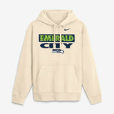 Seattle Seahawks Emerald City Club Fleece Hoodie - Natural - Nike