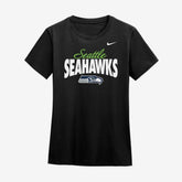 Seattle Seahawks Women's Club T-Shirt - Black - Nike