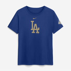 Los Angeles Dodgers Nike Women's 2026 Gold Collection Logo T-Shirt Sale