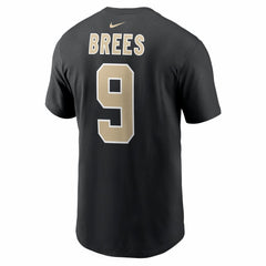Drew Brees New Orleans Saints Retired Player Name & Number T-Shirt - Black - Nike