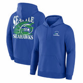 Seattle Seahawks Classic Scribble Legacy Fleece Hoodie - Royal - Fanatics