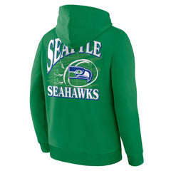 Seattle Seahawks Classic Scribble Legacy Fleece Hoodie - Apple Green - Fanatics