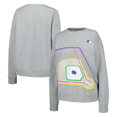 Terez MLB Women's Baseball Field Pullover Sweatshirt Online