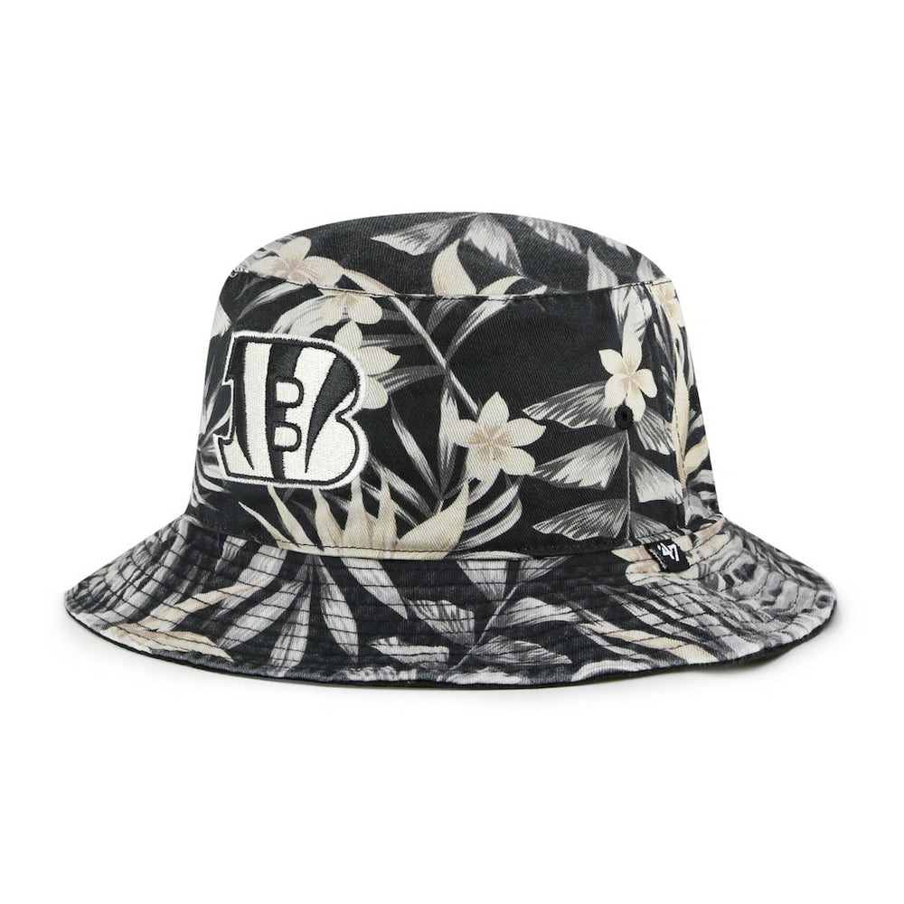 Cincinnati Bengals '47 Tropicalia Bucket Hat - Black - 47 brand