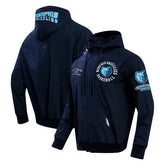 Memphis Grizzlies Pro Standard Hybrid Full-Zip Hoodie Navy