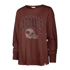 Arizona Cardinals '47 Women's Tom Cat Lightweight Long Sleeve T-Shirt - Cardinal - 47 brand
