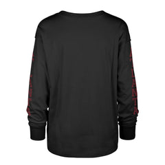 Atlanta Falcons '47 Women's Tom Cat Lightweight Long Sleeve T-Shirt - Black - 47 brand