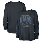 Tennessee Titans '47 Women's Tom Cat Lightweight Long Sleeve T-Shirt - Navy - 47 brand