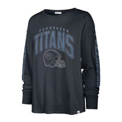 Tennessee Titans '47 Women's Tom Cat Lightweight Long Sleeve T-Shirt - Navy - 47 brand