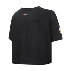 Brooklyn Nets Pro Standard Women's Holiday Glam Boxy T-Shirt Black