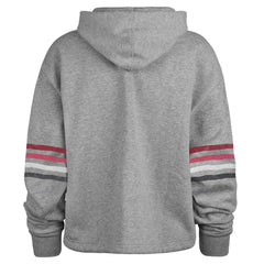 Arizona Cardinals '47 Women's Upland Bennett Pullover Hoodie - Heather Gray - 47 brand