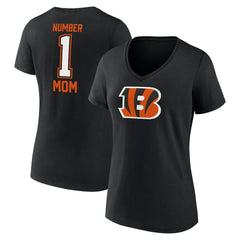 Cincinnati Bengals Women's Mother's Day V-Neck T-Shirt - Black - Fanatics