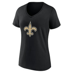 New Orleans Saints Women's Mother's Day V-Neck T-Shirt - Black - Fanatics