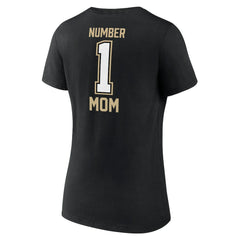 New Orleans Saints Women's Mother's Day V-Neck T-Shirt - Black - Fanatics