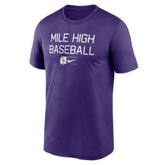 Colorado Rockies Nike Baseball Phrase Legend Performance T-Shirt Near Me