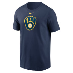 Milwaukee Brewers Nike Fuse Large Logo T-Shirt Outlet