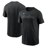 Miami Marlins Nike Fuse Wordmark T-Shirt Near Me