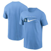 Tampa Bay Rays Nike Team Swoosh Lockup T-Shirt Near Me