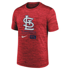 St. Louis Cardinals Nike Large Logo Velocity T-Shirt Outlet