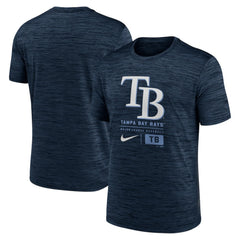 Tampa Bay Rays Nike Large Logo Velocity T-Shirt Discount