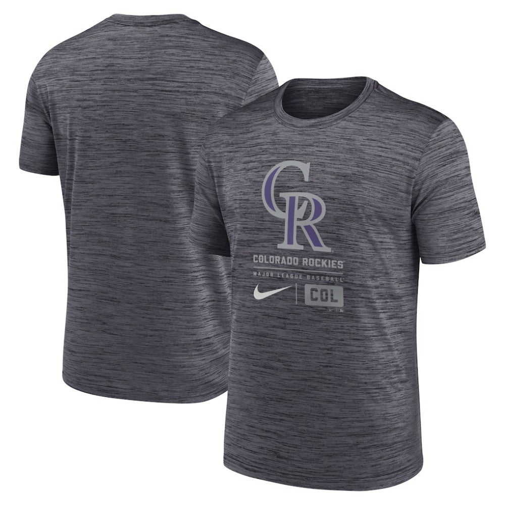 Colorado Rockies Nike Large Logo Velocity T-Shirt Sale