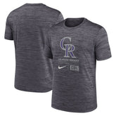 Colorado Rockies Nike Large Logo Velocity T-Shirt Sale