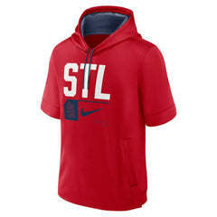 St. Louis Cardinals Nike Tri Code Lockup Short Sleeve Pullover Hoodie Outlet