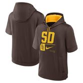San Diego Padres Nike Tri Code Lockup Short Sleeve Pullover Hoodie Online