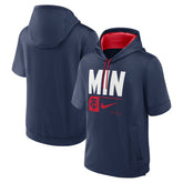 Minnesota Twins Nike Tri Code Lockup Short Sleeve Pullover Hoodie Outlet