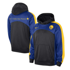 Nike Golden State Warriors Authentic Starting Five Force Performance Pullover Hoodie Black/Royal