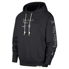 Nike Brooklyn Nets Authentic Performance Pullover Hoodie Black