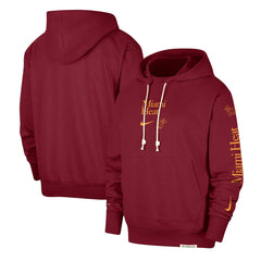 Nike Miami Heat Authentic Performance Pullover Hoodie Red