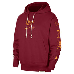 Nike Miami Heat Authentic Performance Pullover Hoodie Red