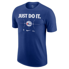 Nike Philadelphia 76ers Just Do It T-Shirt Royal
