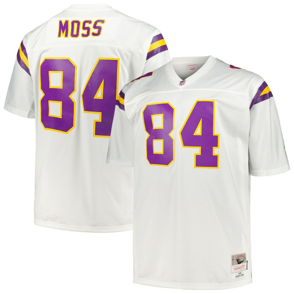 Randy Moss Minnesota Vikings Big & Tall 1998 Legacy Retired Player Jersey - White - Mitchell & Ness