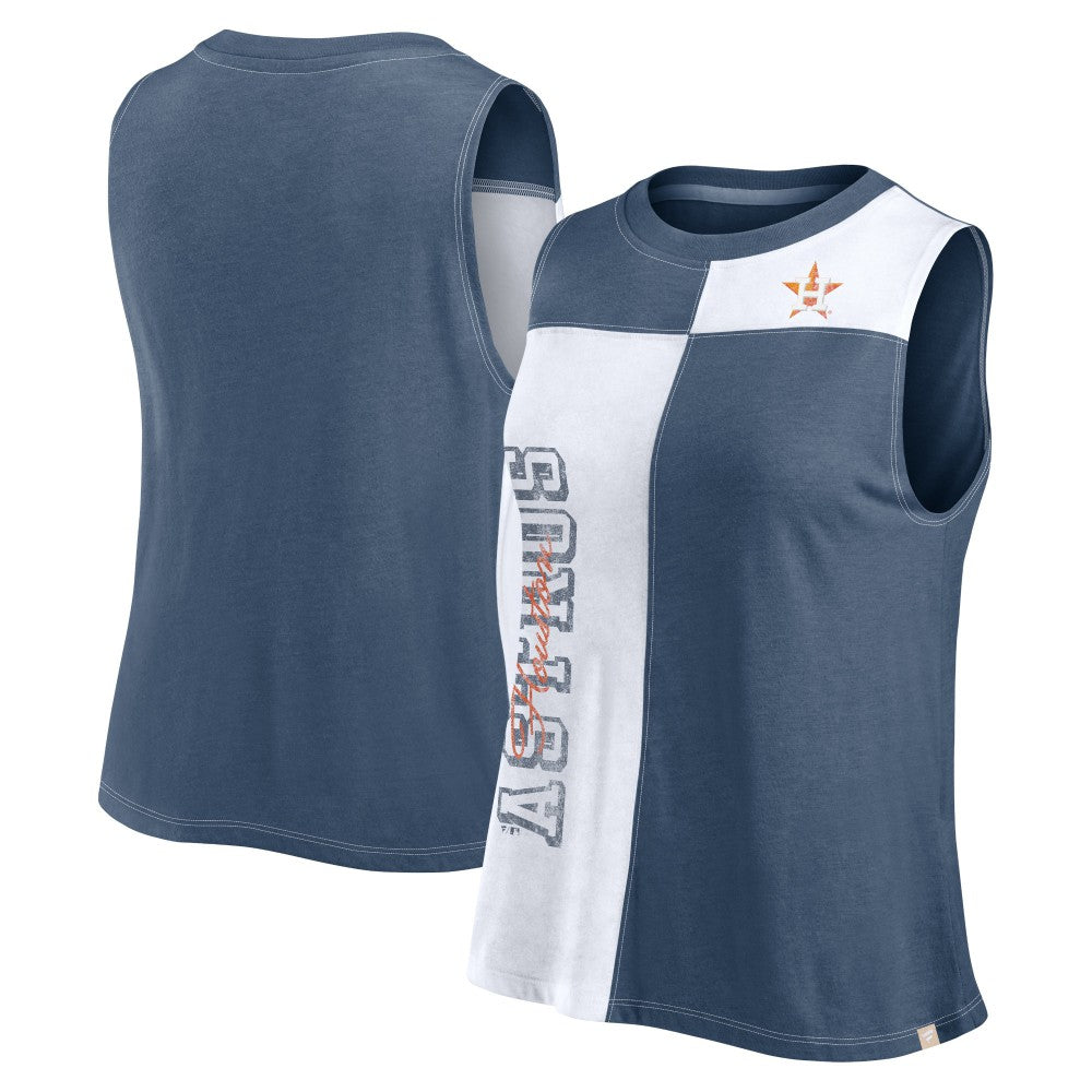 Houston Astros Fanatics Women's Color-Block Tank Top Outlet