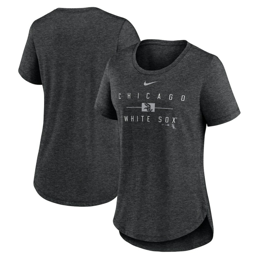 Chicago White Sox Nike Women's Knockout Team Stack Tri-Blend T-Shirt Near Me