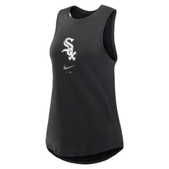 Chicago White Sox Nike Women's Legacy Icon High Neck Dri-FIT Tank Top for sale