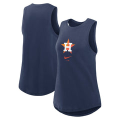 Houston Astros Nike Women's Legacy Icon High Neck Dri-FIT Tank Top for sale