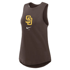 San Diego Padres Nike Women's Legacy Icon High Neck Dri-FIT Tank Top Sale