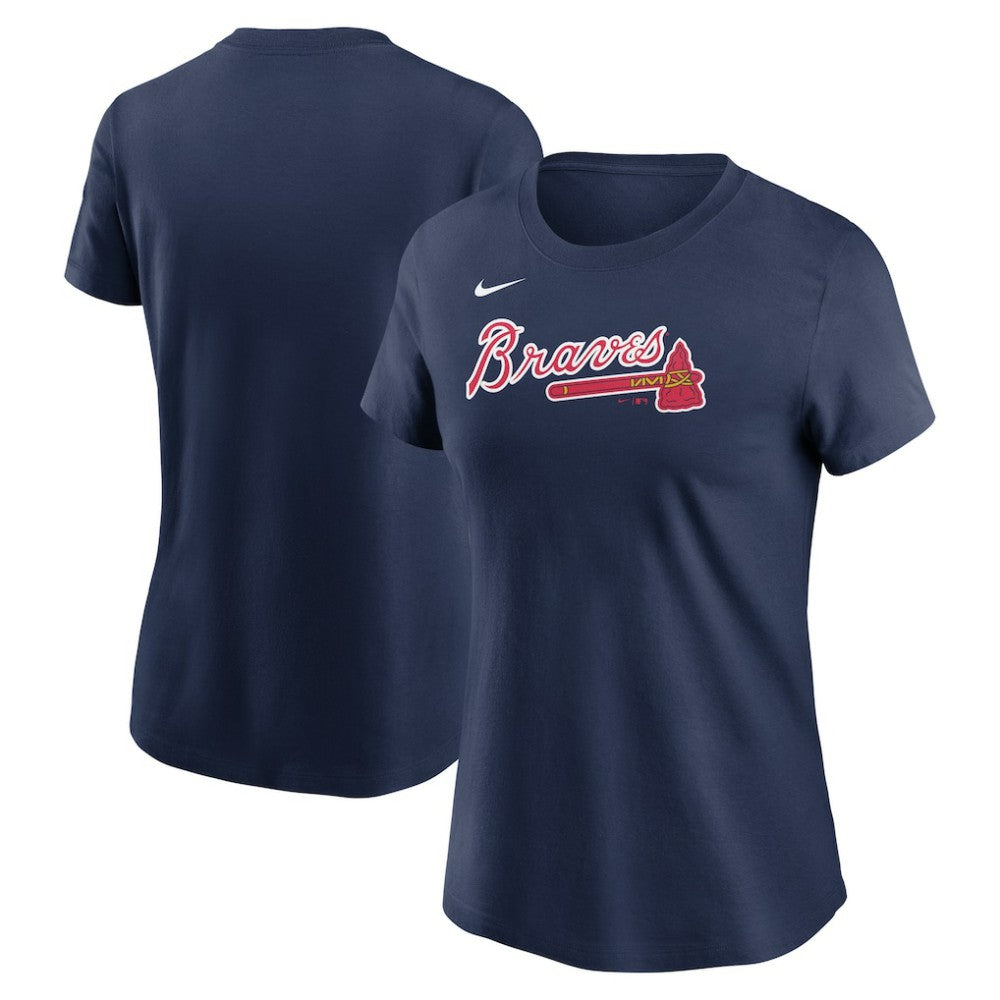 Atlanta Braves Nike Women's Wordmark T-Shirt Outlet