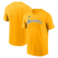 Seattle Mariners Nike Cooperstown Collection Wordmark T-Shirt for sale