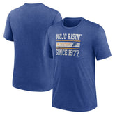 Seattle Mariners Nike Cooperstown Collection Local Stack Tri-Blend T-Shirt Outlet