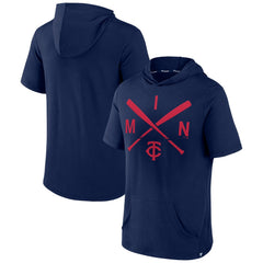Minnesota Twins Fanatics Iconic Rebel Short Sleeve Hooded Top Sale