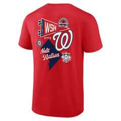 Washington Nationals Fanatics Split Zone T-Shirt for sale