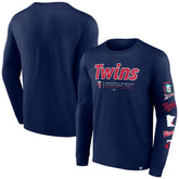 Minnesota Twins Fanatics Strike the Goal Long Sleeve T-Shirt Sale