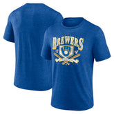 Milwaukee Brewers Fanatics Home Team Tri-Blend T-Shirt Online