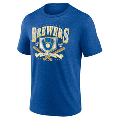 Milwaukee Brewers Fanatics Home Team Tri-Blend T-Shirt Online