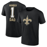 New Orleans Saints Father's Day T-Shirt - Black - Fanatics