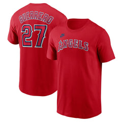 Vladimir Guerrero Los Angeles Angels Nike Fuse Name & Number T-Shirt Near Me